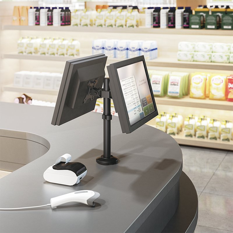 Soporte Logilink Bp0109 Para Monitor 81,3 Cm (32") Negro Escritorio