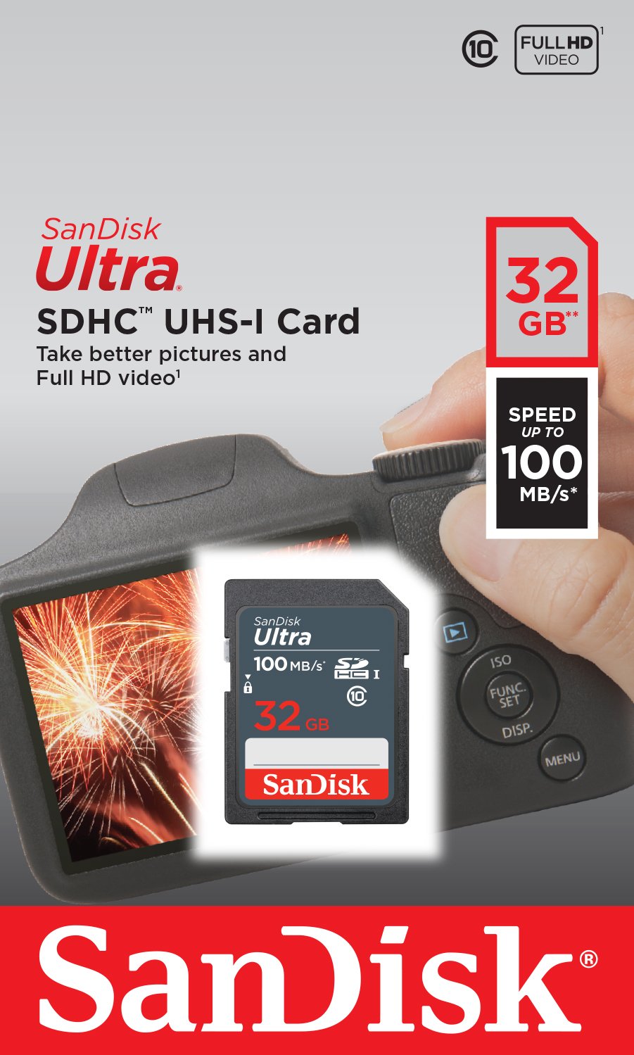 EAN 0619659185275 - SanDisk Ultra 32GB SDHC Mem Card 100MB/s UHS-I Clase 10 imagen 3