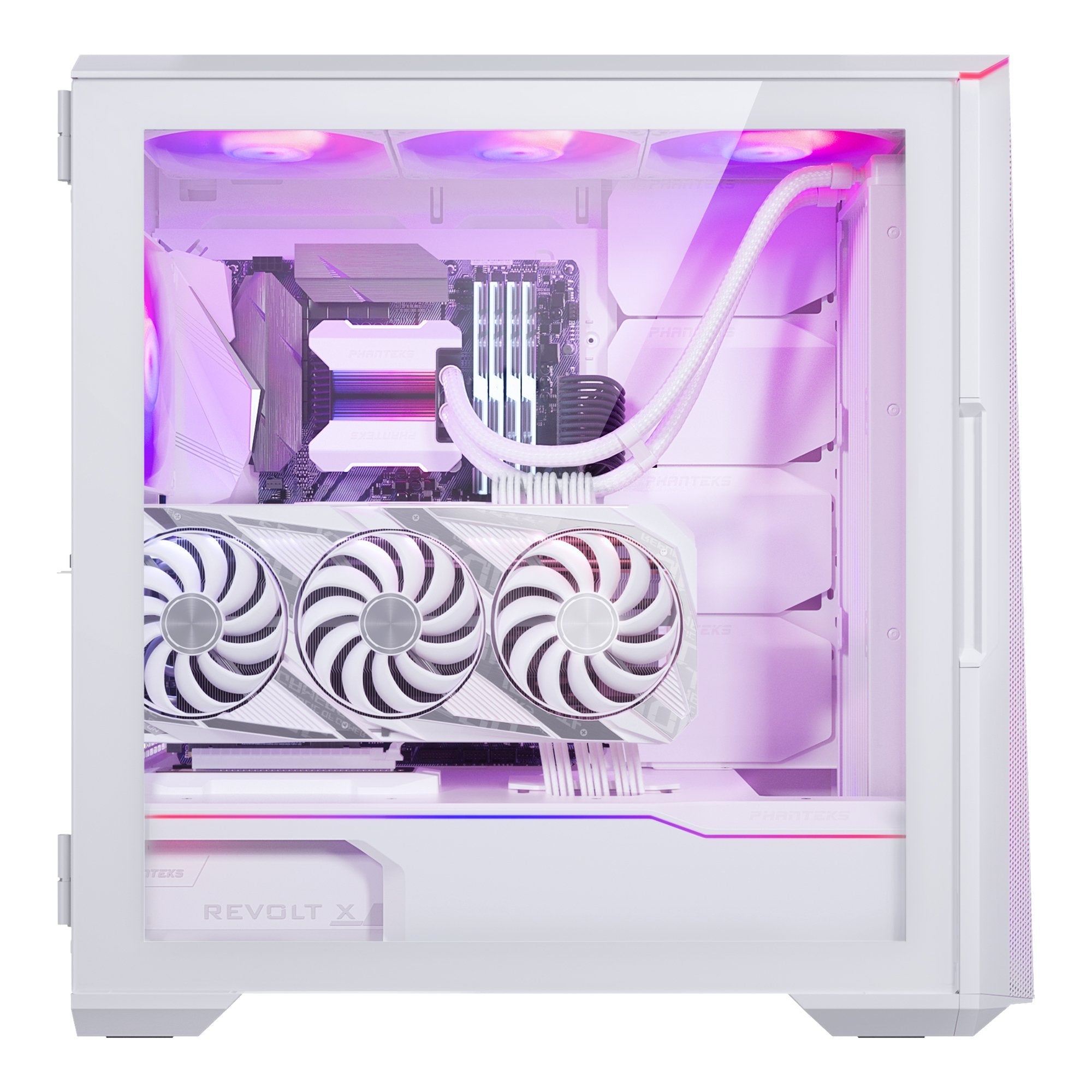 Phanteks Eclipse G500a D-Rgb Midi-Tower, Temperojo Glass - Matt Blanco