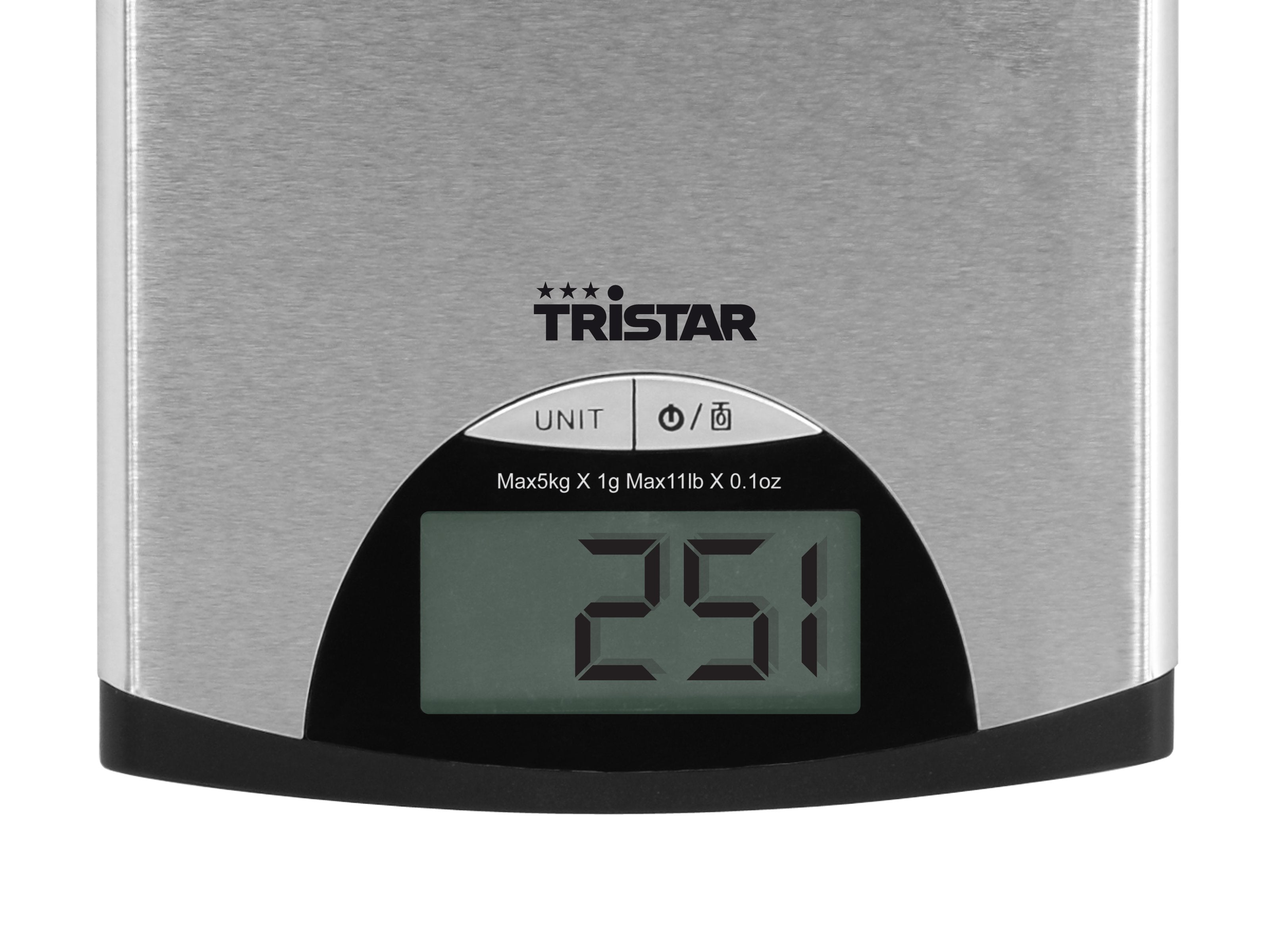 EAN 8713016024350 - Tristar KW-2435 báscula de cocina Metálico Rectángulo Báscula electrónica de cocina imagen 5