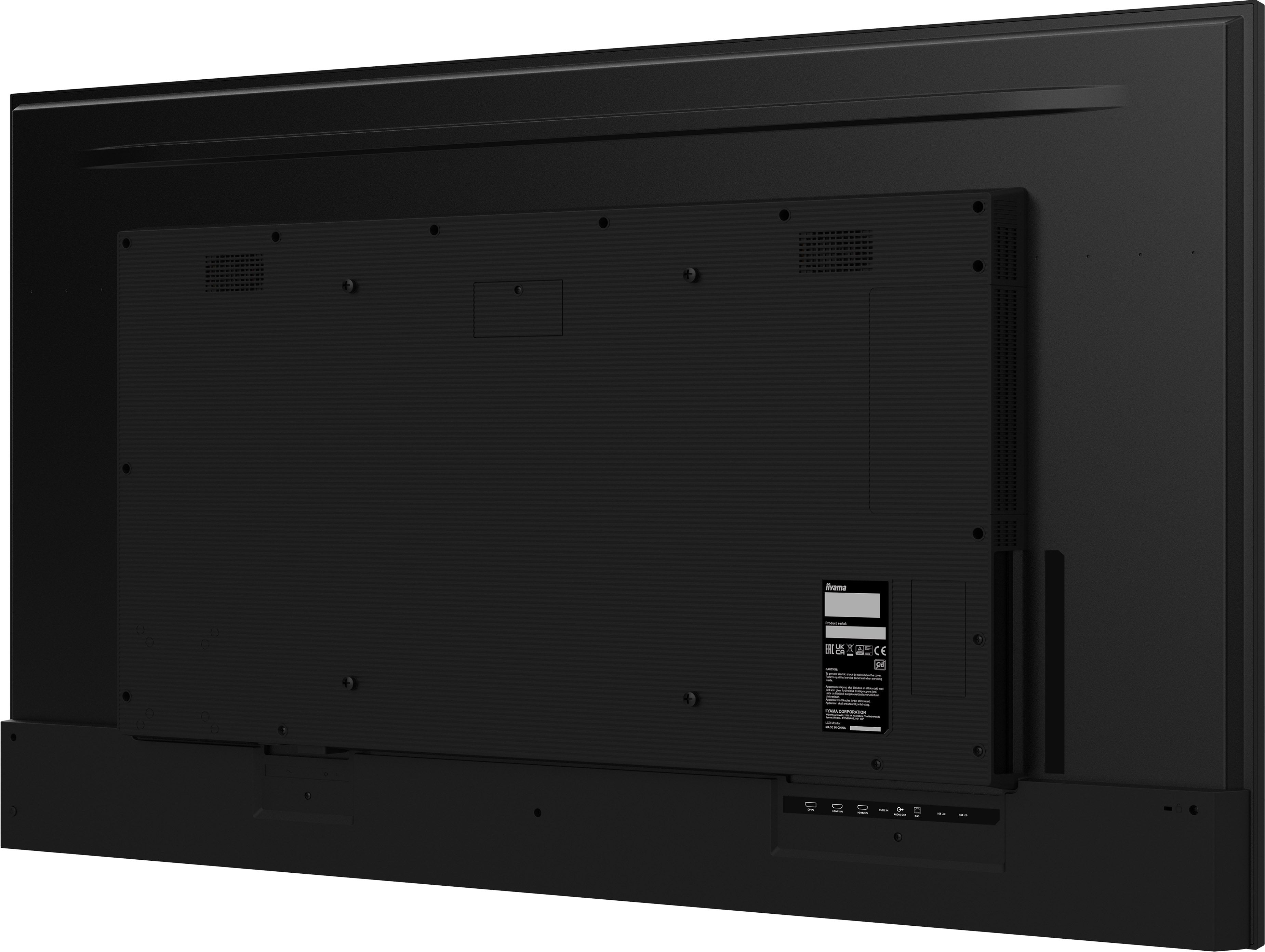 EAN 4948570123582 - iiyama LH6565UHSB-B1 pantalla de señalización Diseño de quiosco 163,8 cm (64.5") LED Wifi 800 cd / m² 4K imagen 14