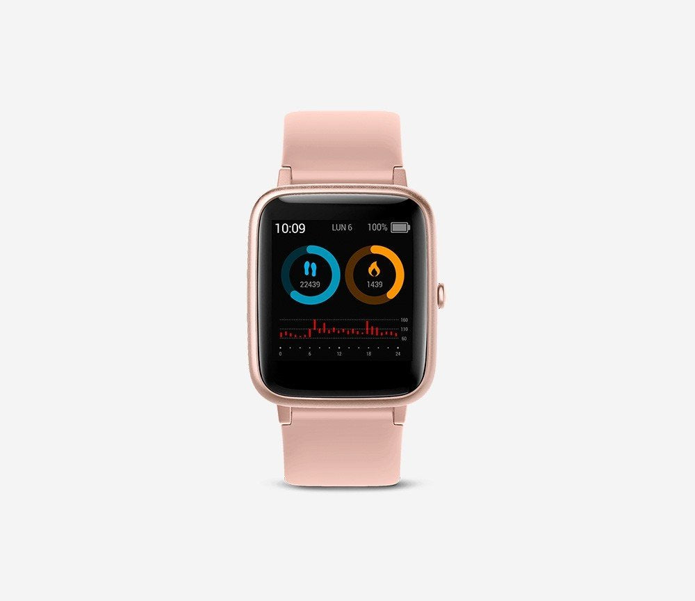 Smartwatch Spc Smartee Vita 9633p Notificaciones Frecuencia Cardíaca Rosa