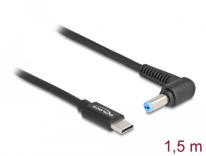 Delock 87976 Cable De Carga Para Portátiles Usb Type-C Macho A Acer 5,5 X 1,7 Mm Macho