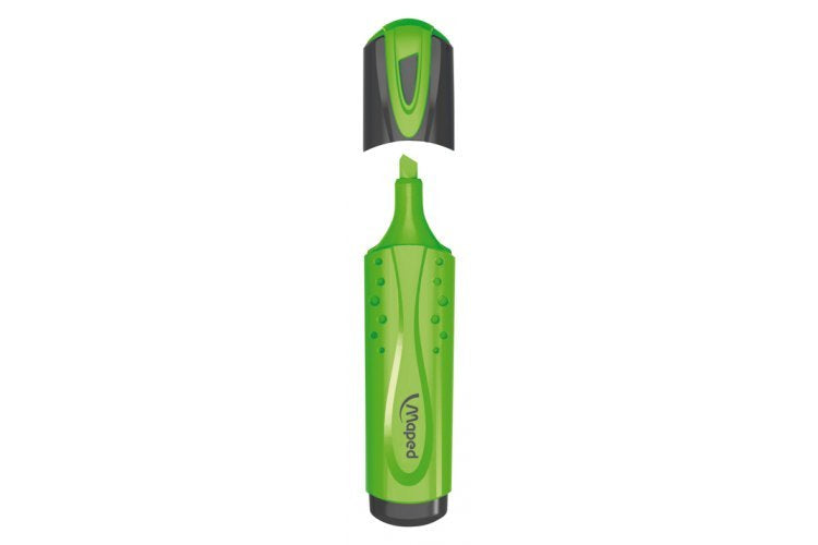EAN 3154147425336 - Maped Fluo Peps, 12-pack marcador 12 pieza(s) Punta de cincel Verde imagen 1