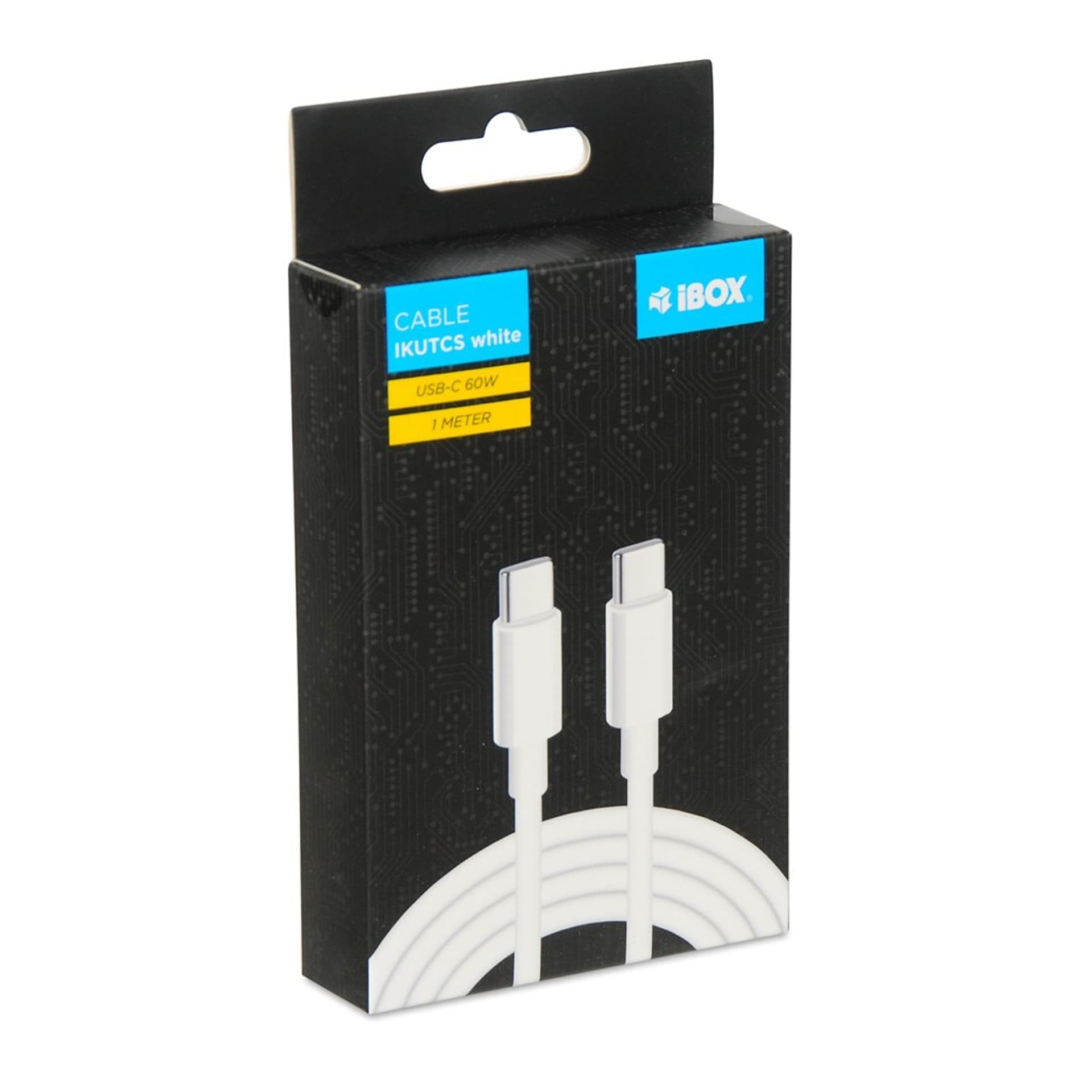 EAN 5903968681142 - iBox IKUTCS1W cable USB USB 2.0 1 m USB C Blanco imagen 5