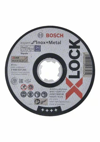 EAN 3165140947534 - Bosch 2 608 619 263 accesorio para amoladora angular Corte del disco imagen 1