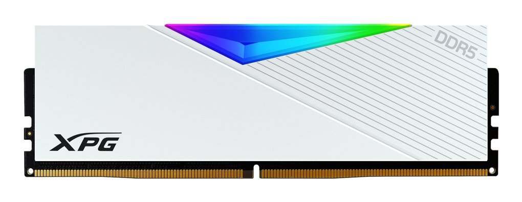 Memoria Adata Dimm 16 Gb Ddr5-6000 (1x 16 Gb)Blanco, Ax5u6000c3016g-Clarwh, Lancer Rgb, Intel Xmp