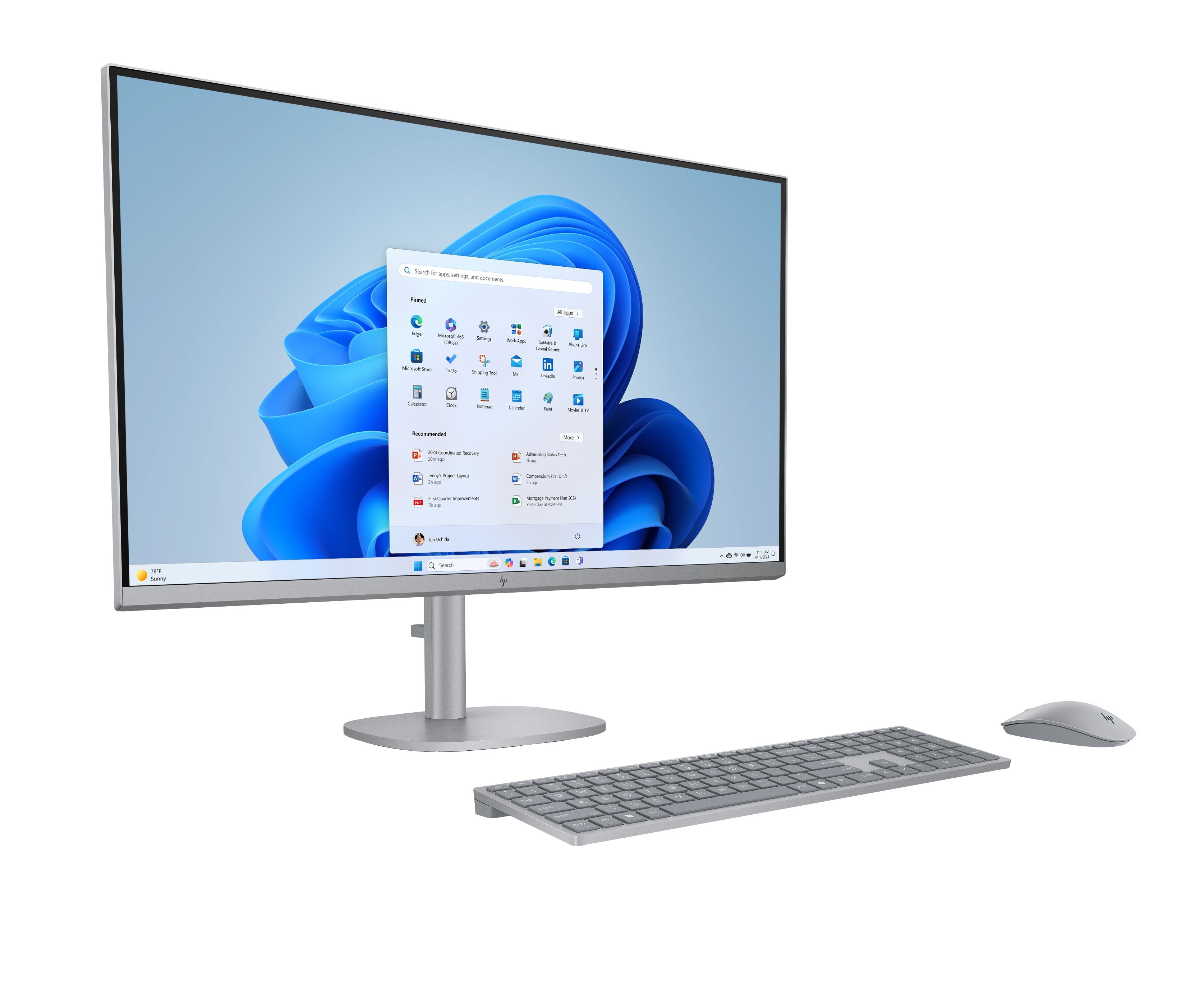 Hpc - Aio Omnistudio Cs/32-C0005ns Core 5-125h 16gb 1tb Rtx 4050 6gb 31,5" W11 Silver