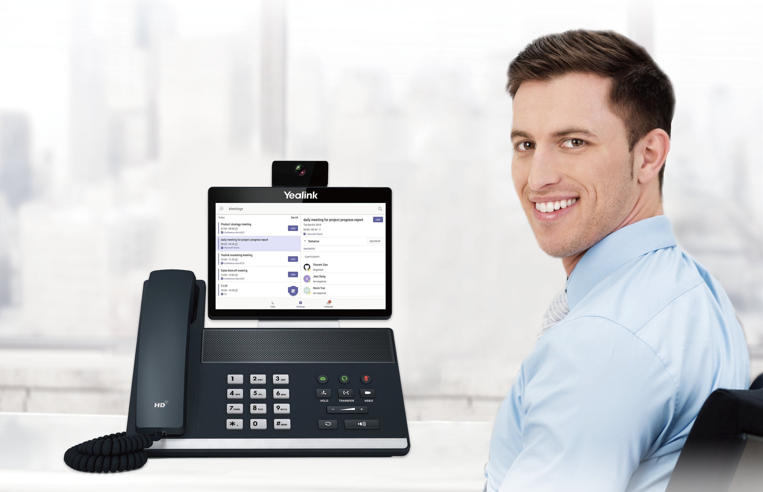 EAN 6938818304802 - Yealink VP59-Teams Edition teléfono IP Negro, Gris IPS Wifi imagen 14