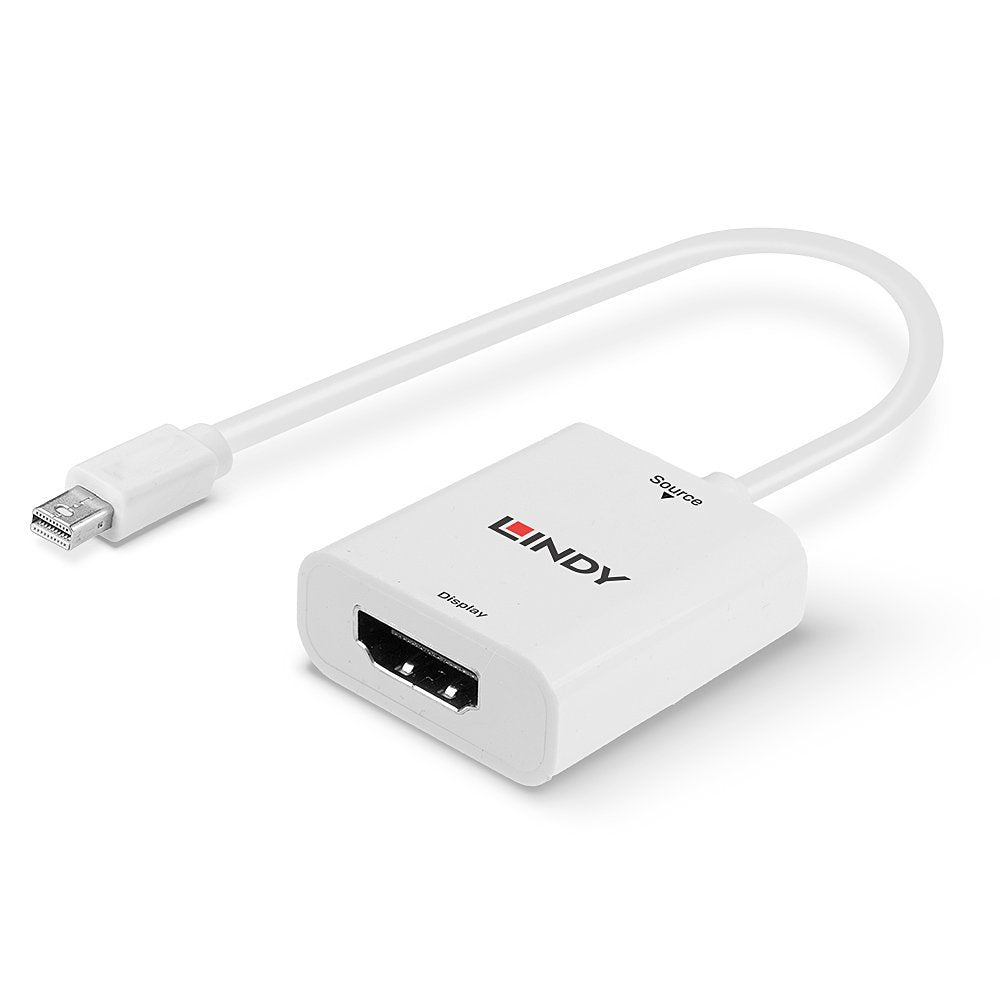 Lindy 41069 Adaptador De Cable De Vídeo Mini Displayport Hdmi Tipo A (Estándar) Blanco