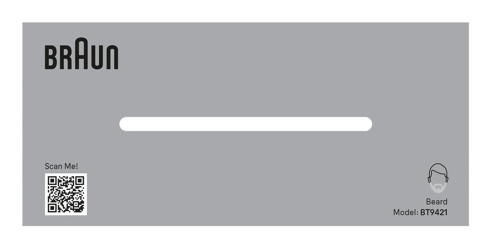 Cortapelo Braun 4210201448518 Para Barba Negro