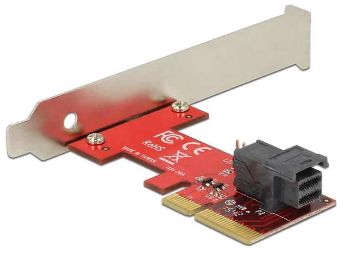 Delock Tarjeta Pci Express X4 1 X Sff-8643 Nvme Interna - Bajo Perfil