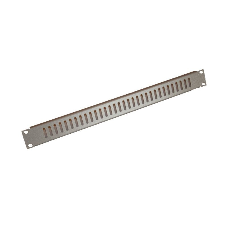 1u 19" Screw Type, Vented Blank Panel White
