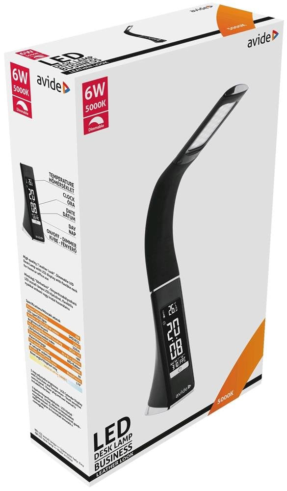 Avide Led Tischleuchte Hsiness Kalender Negro 6w