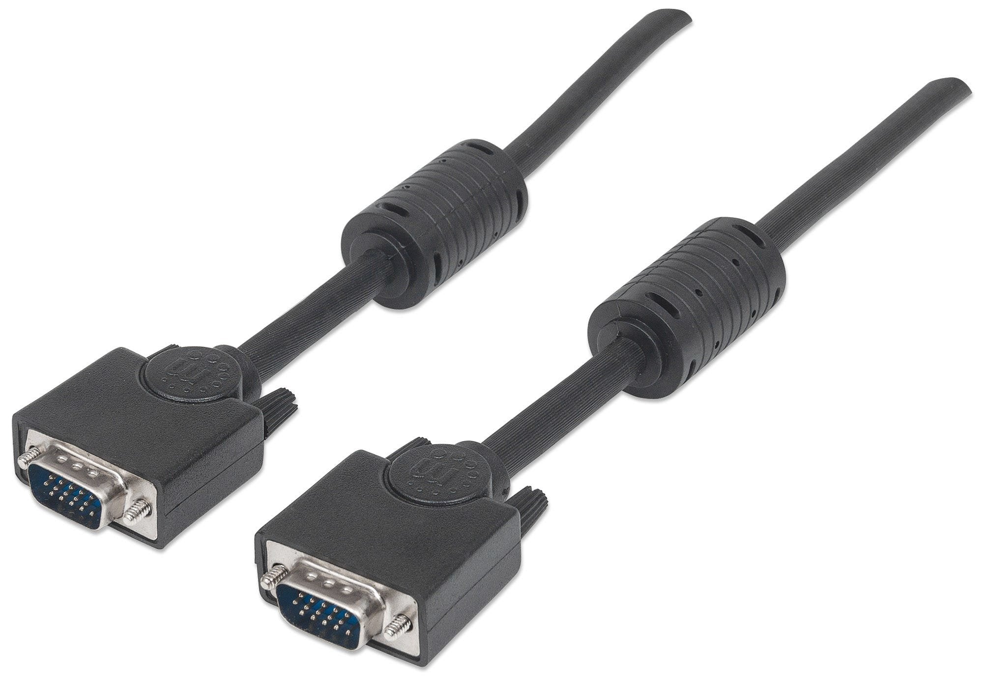 EAN 0766623317733 - Manhattan 317733 cable VGA 3 m VGA (D-Sub) Negro imagen 1