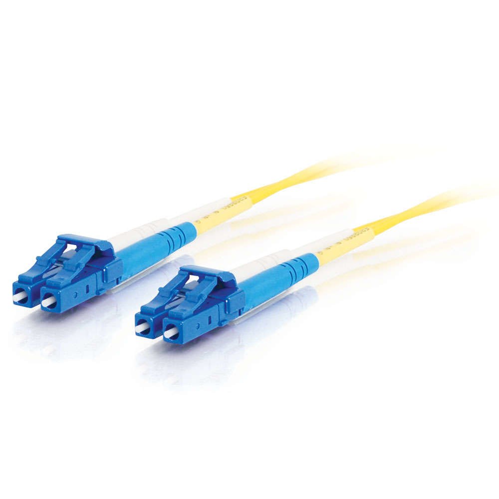 C2g Lc-Lc 9/125 Os1 Duplex Singlemode Pvc Fiber Optic Cable (Lszh) Cable De Interconexión Modo Simple Lc (M) A Modo Simple Lc (M) 3 M 3 M Fibra Óptica Impresión A Dos Caras 9/125 Micrones Os1 Sin Halógenos Amarillo