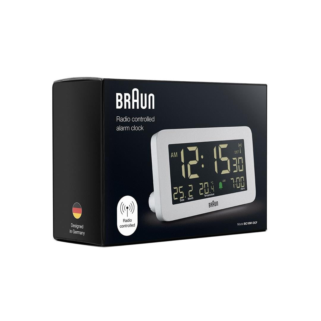 Braun Bc10w-Dcf Funk-Digitalwecker Para Die Mitteleuropäische Zeitzone (Dcf)