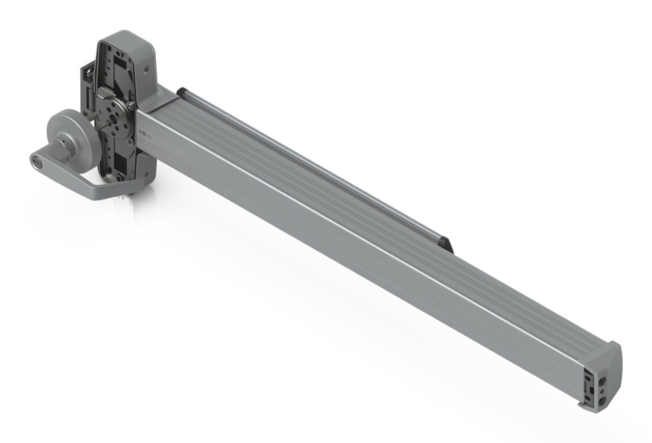 A Single-Latched Bar Installed On Emergency Exit