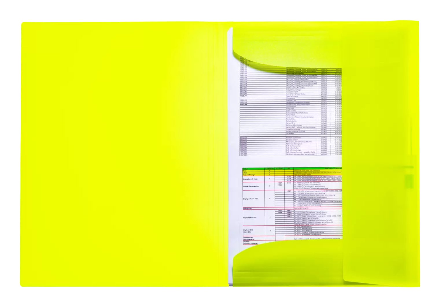 EAN 4008705945356 - HERMA 19696 carpeta Polipropileno (PP) Amarillo A3 imagen 4