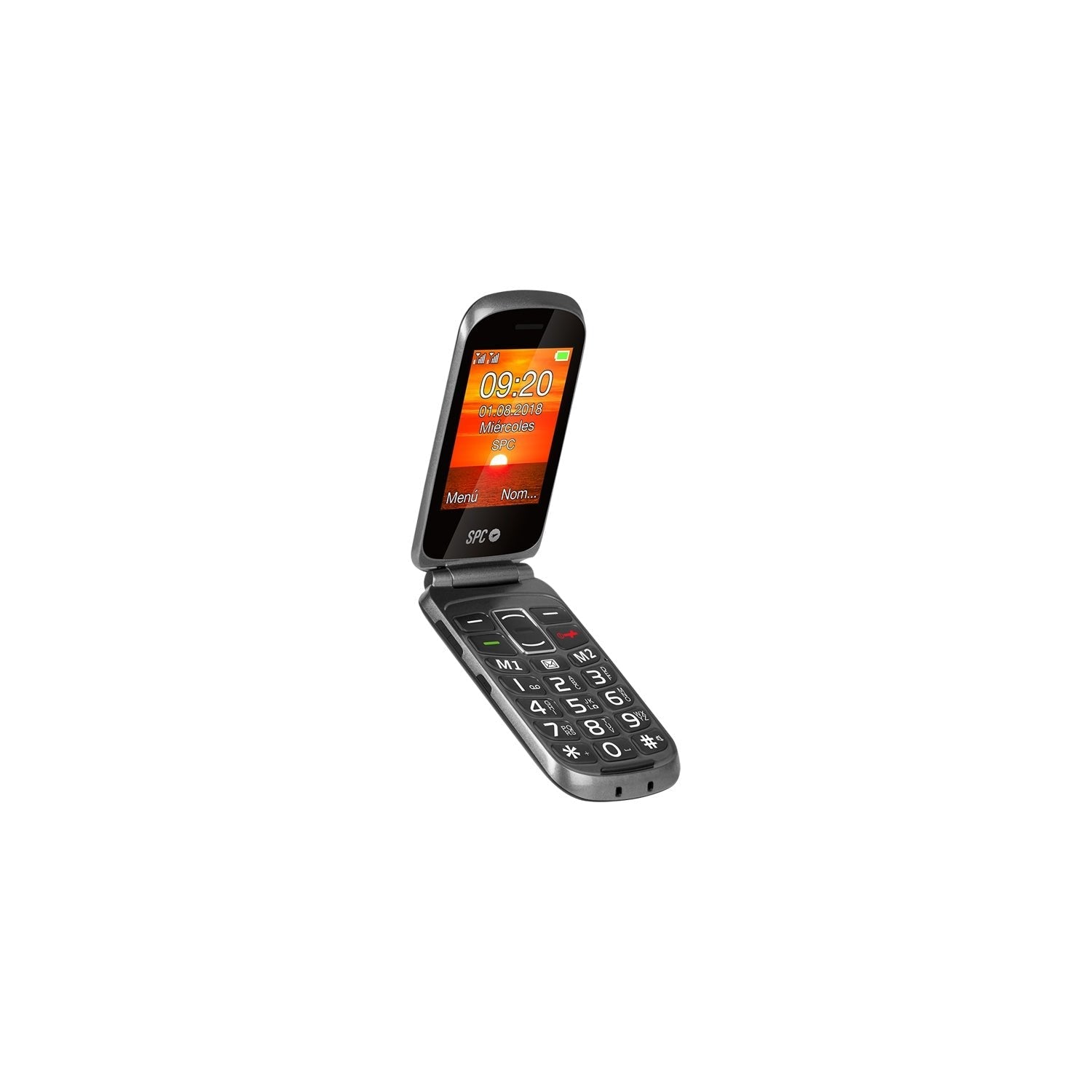 Teléfono Móvil Spc Magnus Para Personas Mayores Negro