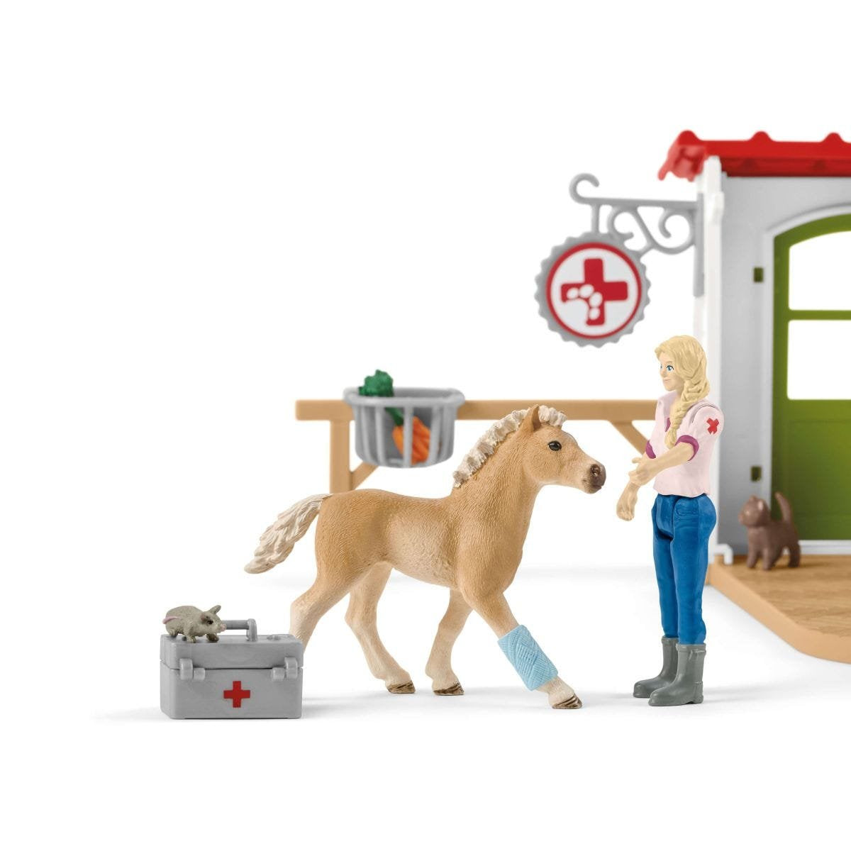 Schleich Veterinarian Practice With Pets