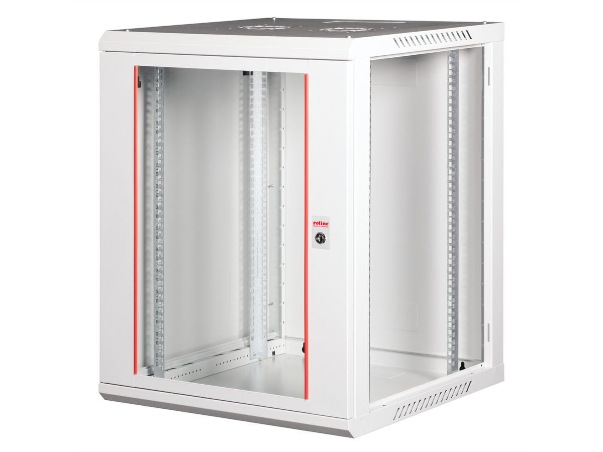 Roline 19-Zoll Wandgehuse Basic Plus 15he, 600x600 Bxt Grau