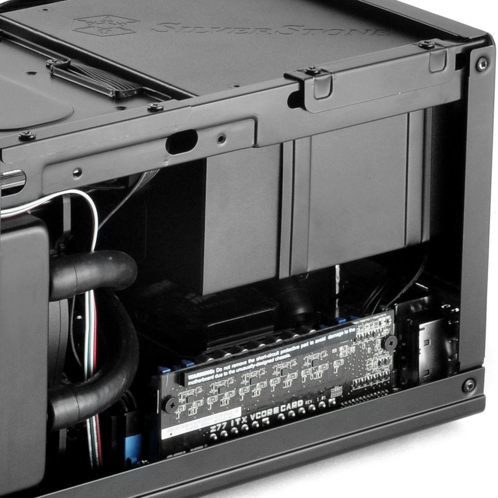 Caja Pc Silverstone Cube Case Sst-Sg13b-Q Sugo Mini-Itx, Negro