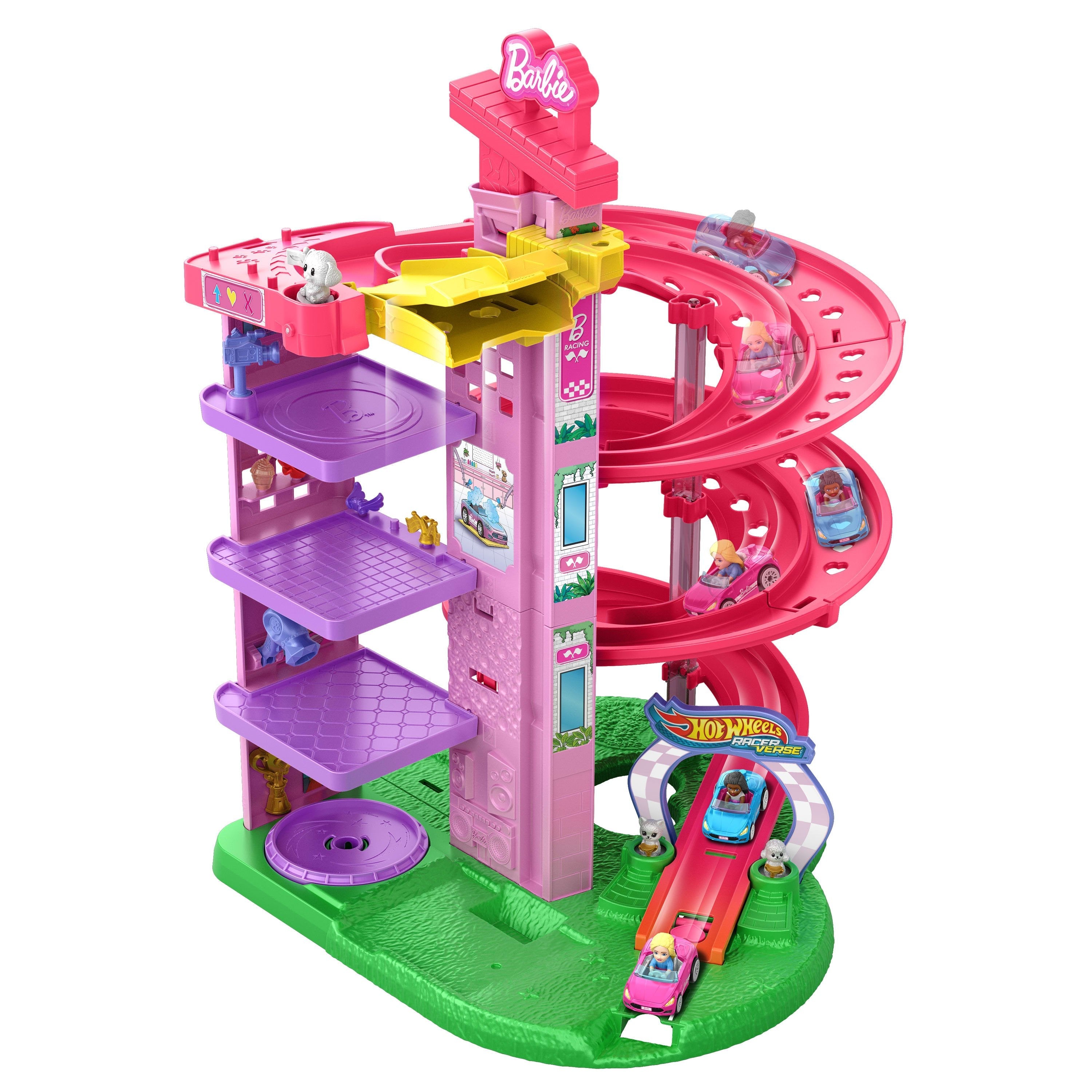 Tor Wyscigowy Racer Verse Barbie Spiral Race