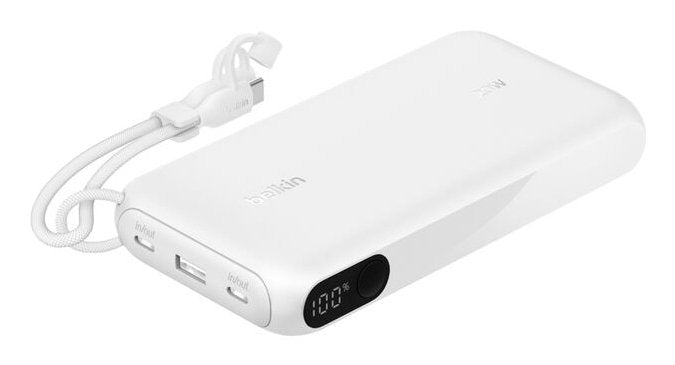 Belkin 20k Pd20w Power Bank With Display White