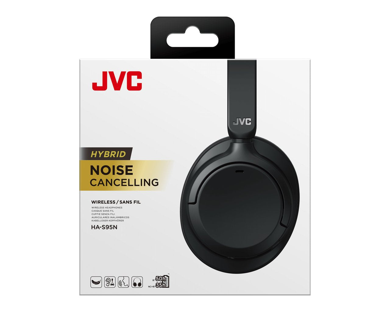 EAN 4975769481703 - JVC HA-S95N Auriculares Inalámbrico y alámbrico Diadema Llamadas/Música Bluetooth Negro imagen 5