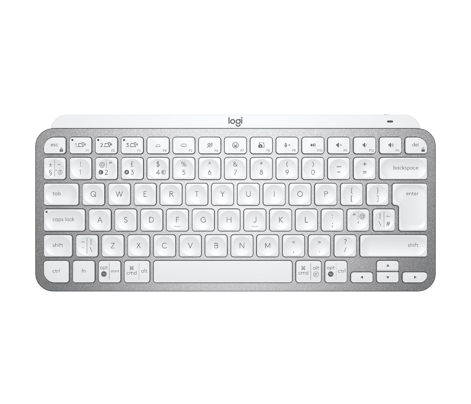 EAN 5099206099005 - Logitech 920-010496 teclado Universal RF Wireless + Bluetooth QWERTY Inglés del Reino Unido Gris imagen 2