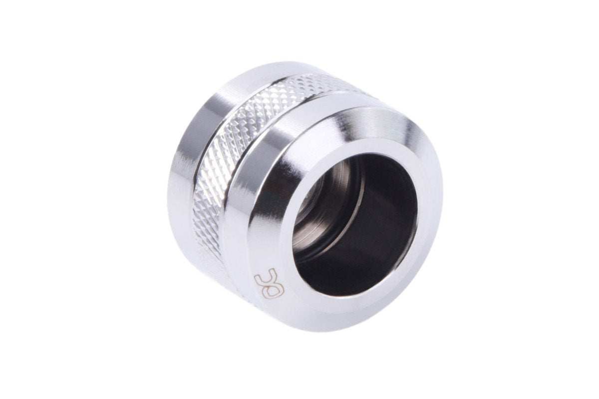 Alphacool Eiszapfen Pro 16mm Hardtube Racor G1/4 - Chrome Sixpack, Conexión Cromada, 6 Piezas 17476