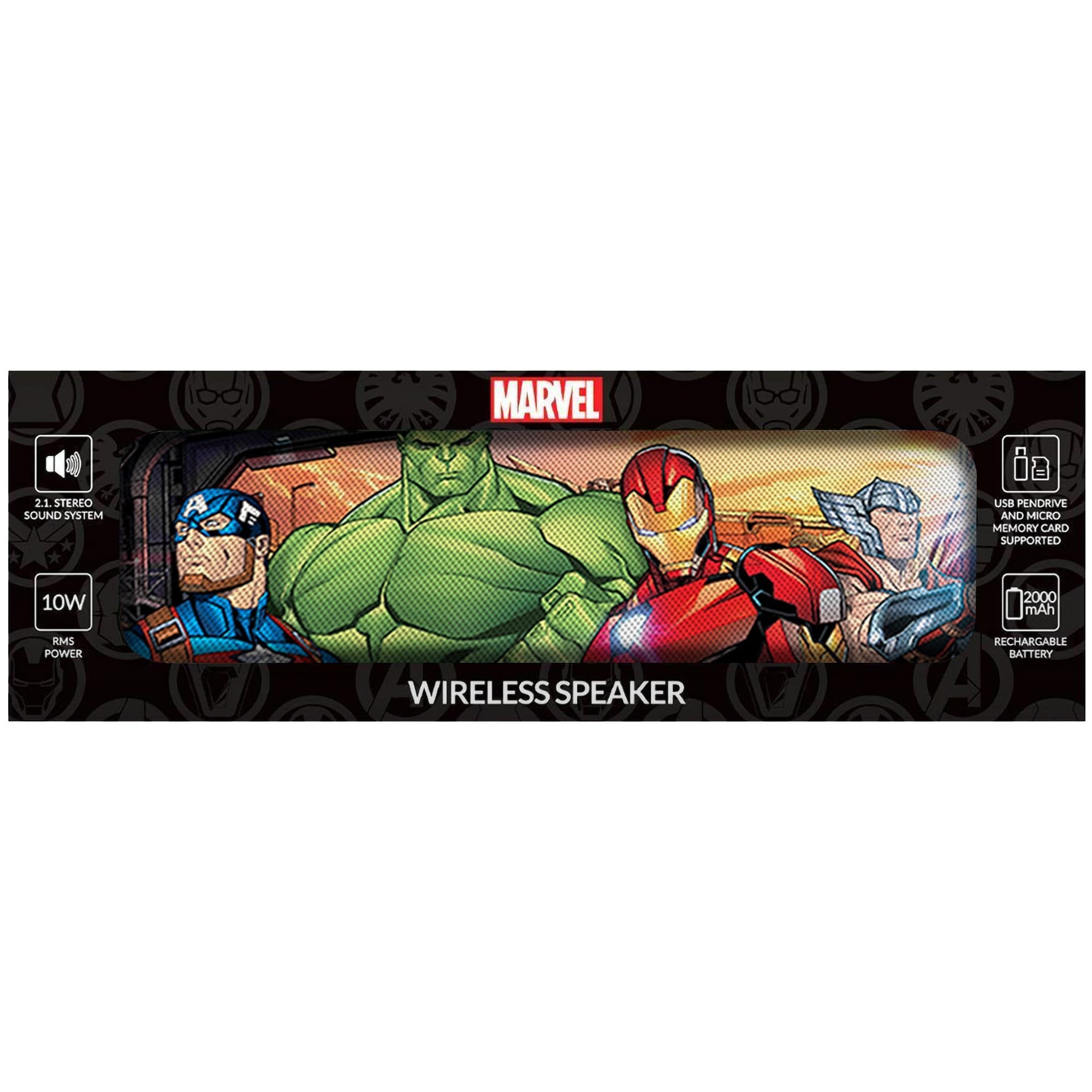 Altavoz Con Bluetooth Marvel Avengers 008 10w 2.1