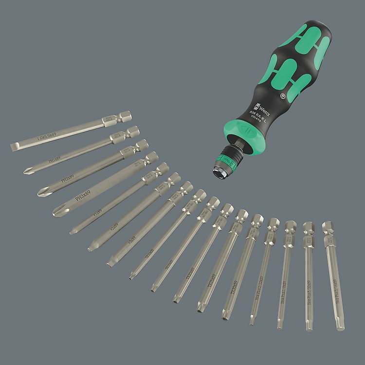 EAN 4013288234063 - Wera Kraftform Kompakt 60 RA-R Imperial 1 Destornillador múltiple Destornillador plano imagen 8