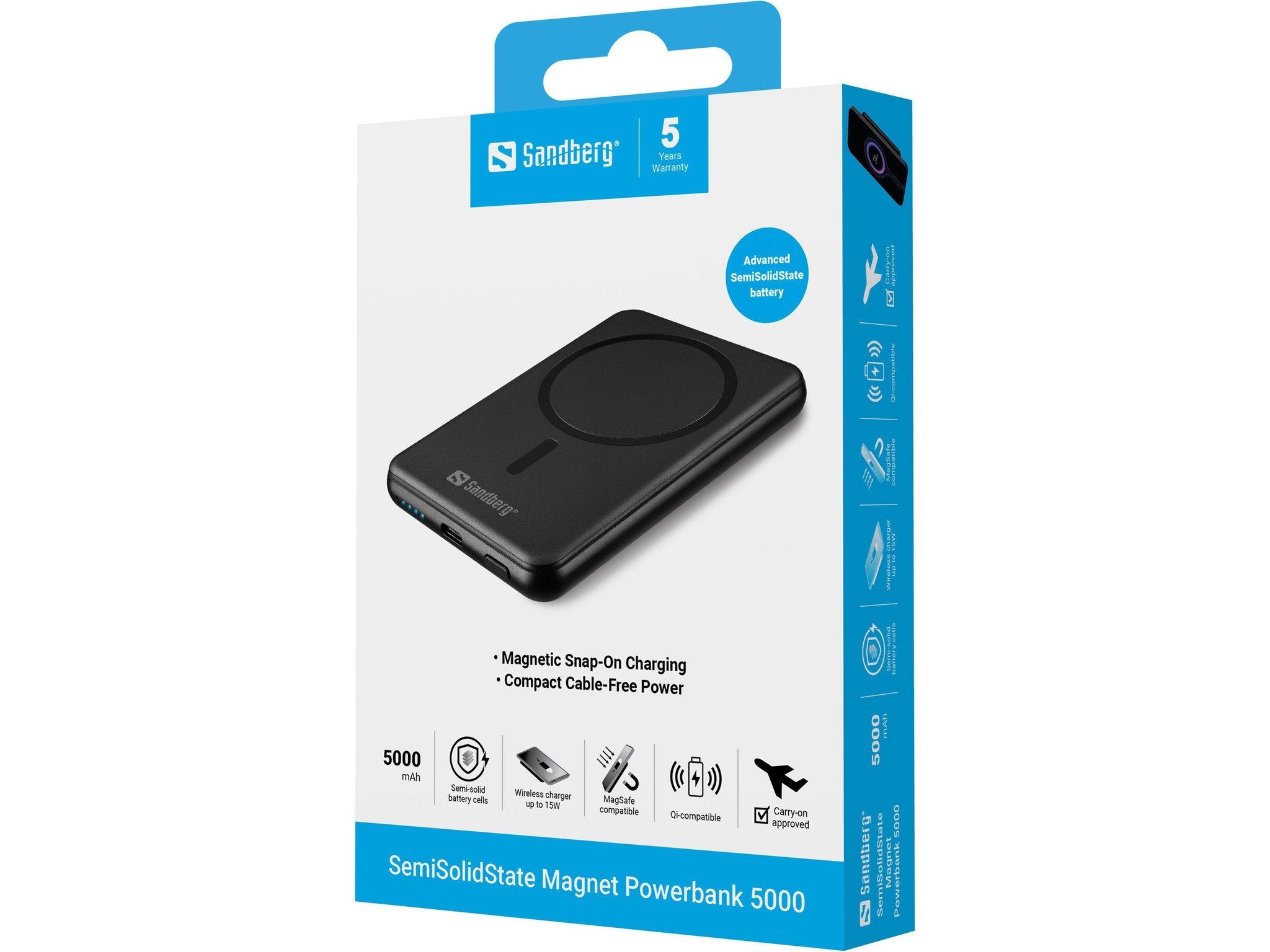 Semisolidstate Magnet Powerbank 5000