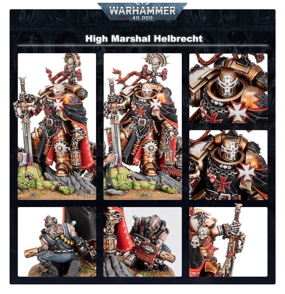 Warhammer 40k - Negro Templars Grand Snchal Helbrecht