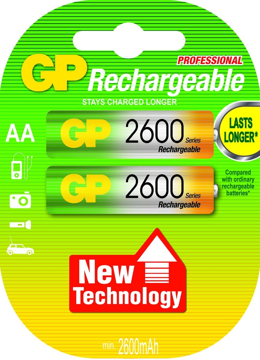 Gp Recyko 2xaa 2600mah Pilas Recargables