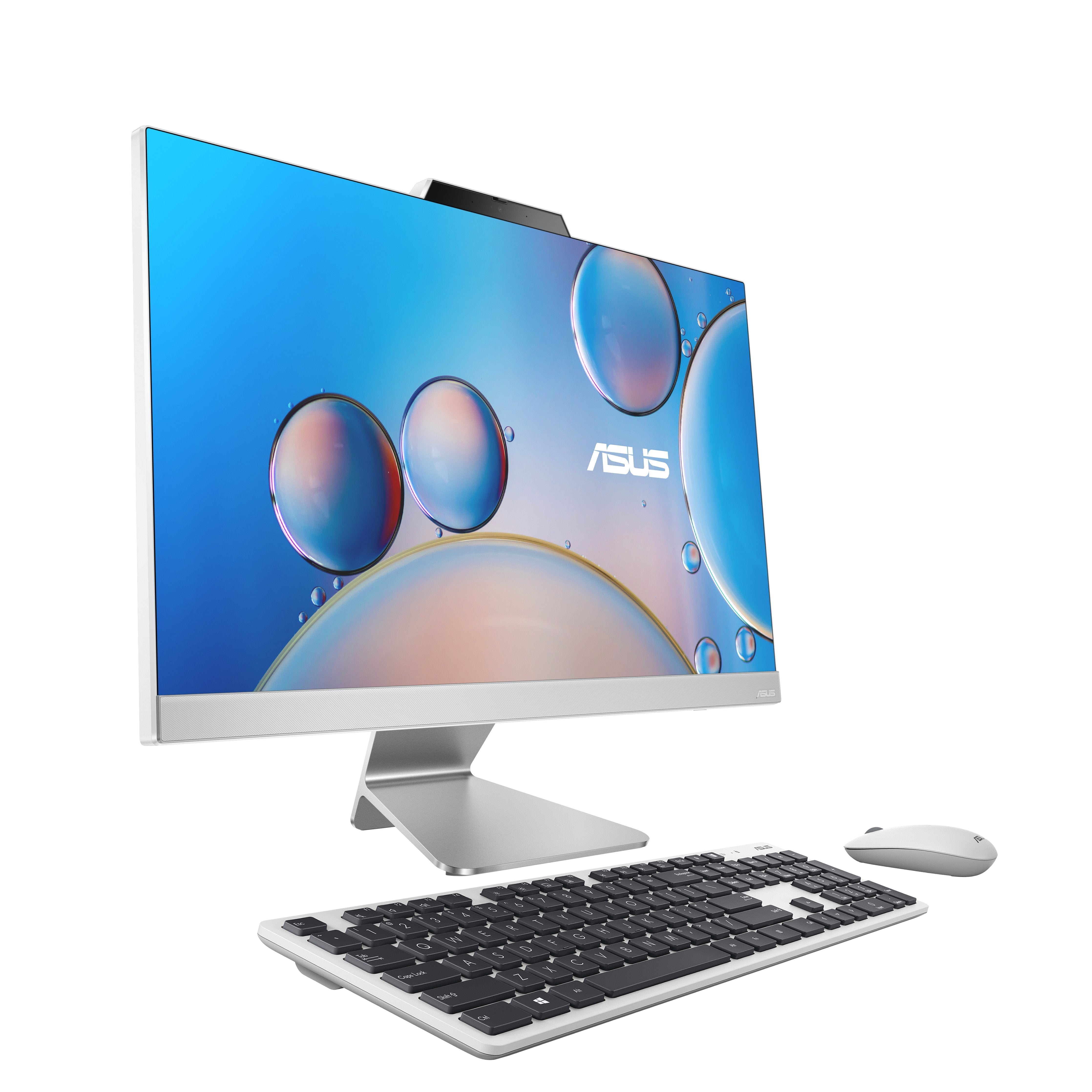 All In On Asus A3402wvak-Wpc0980 23.8" Full Hd (Intel Core I5-1335u, 16gb Ram, 512gb Ssd, Iris Xe Graphics, Sin Sistema Operativo) Blanco - Teclado Qwerty Español
