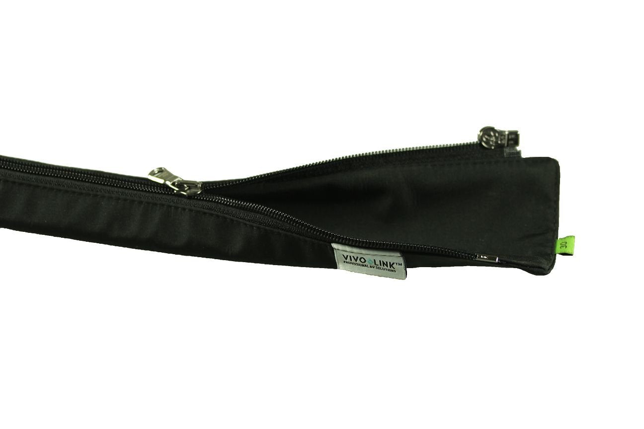 Vivolink Prozipsleeve0.8 Pasacables Negro 2,2 Cm