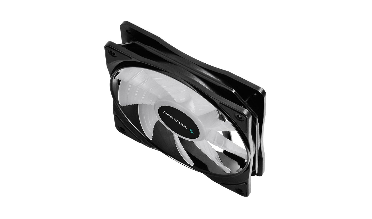 Deepcool Fans 120mm Rf 120 Rgb Black And White