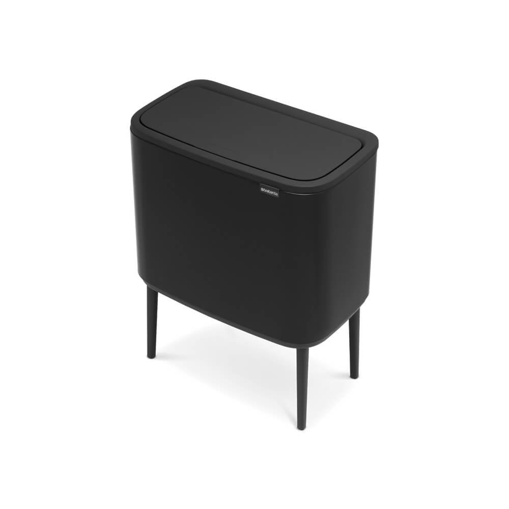 EAN 8710755316203 - Brabantia 316203 papelera 34 L Rectangular Acero Negro imagen 4