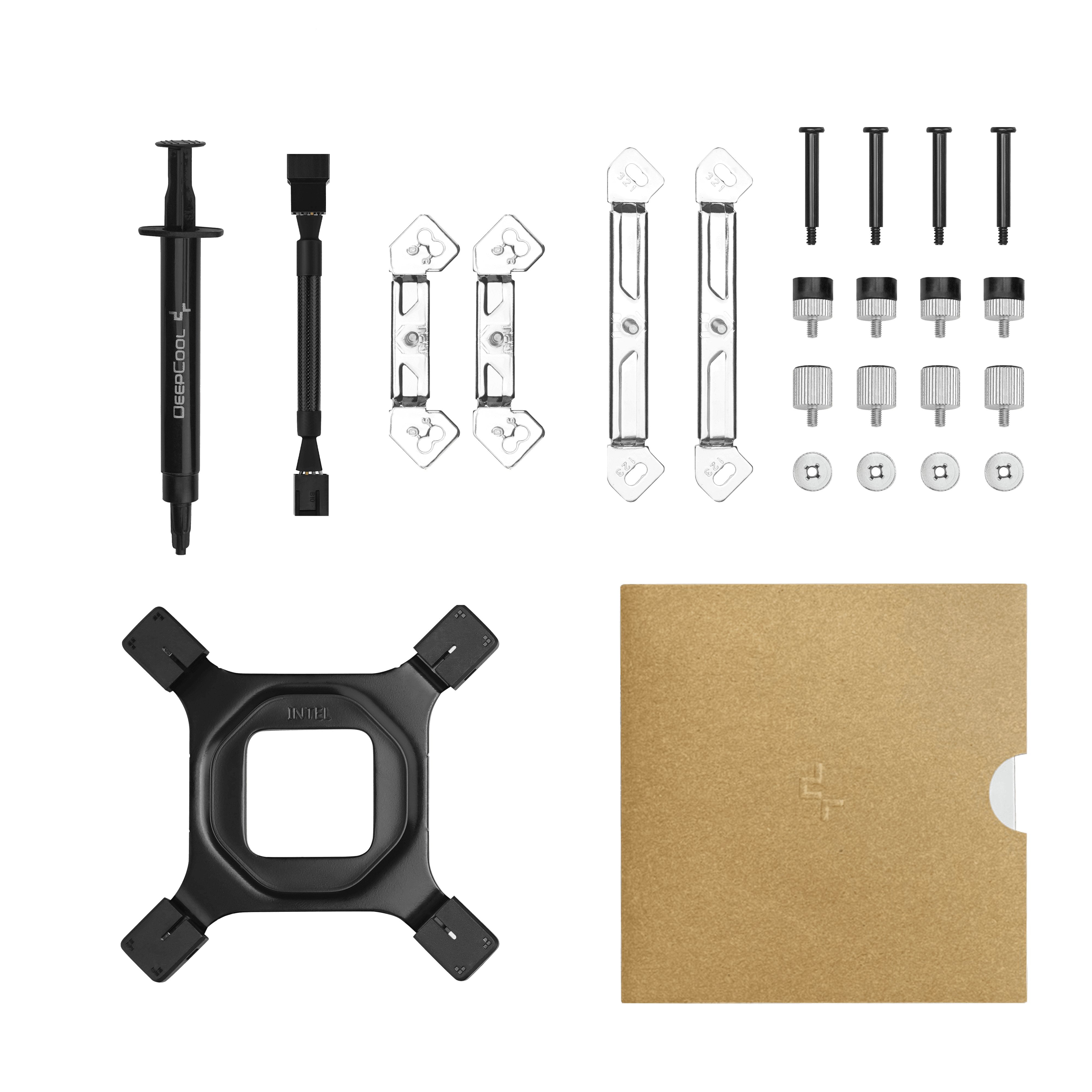 EAN 6933412728146 - DeepCool AN600 Procesador Refrigerador de aire 12 cm Aluminio, Negro 1 pieza(s) imagen 6