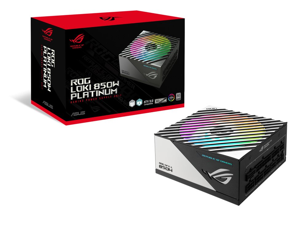 EAN 4711081722557 - ASUS ROG Loki SFX-L 850W Platinum unidad de fuente de alimentación 24-pin ATX Negro, Plata imagen 3
