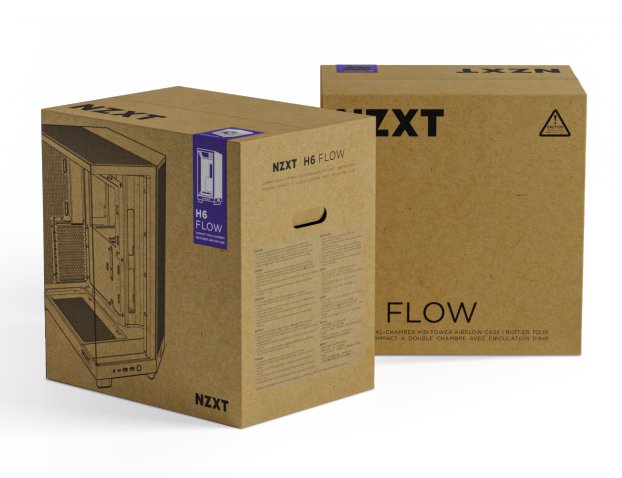EAN 5056547204055 - NZXT H6 Flow Midi Tower Negro imagen 16