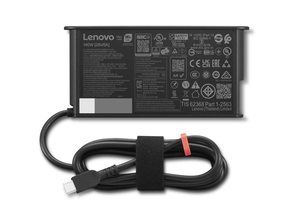 Cargador Thinkpad Mobile Workstation 140w Usb-C Gan Slim Ac Adapter -Eu