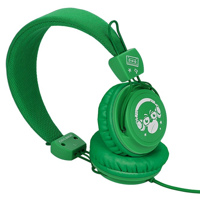 Co:Caine City Beat Auriculares Diadema Verde