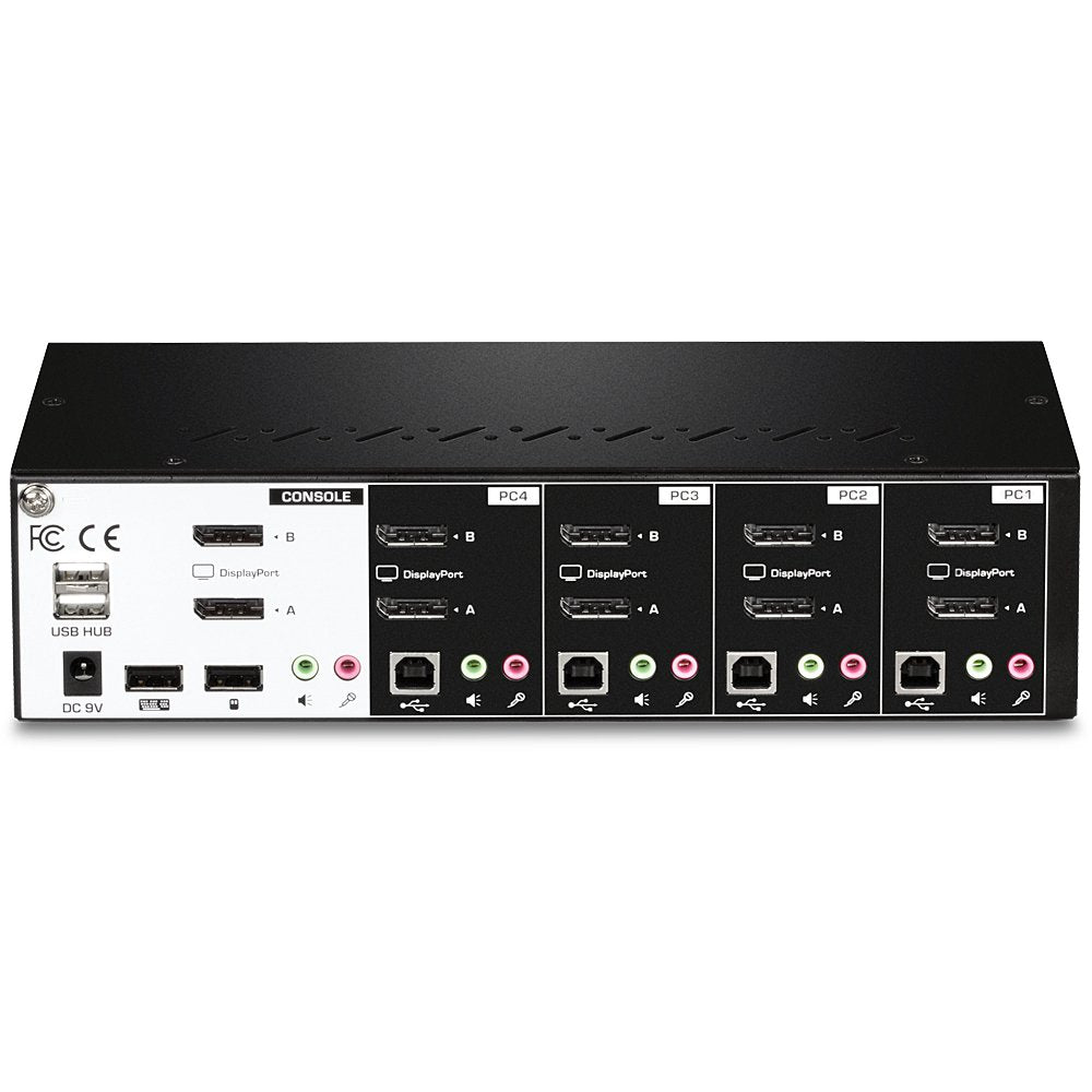 EAN 0710931170214 - Trendnet TK-440DP interruptor KVM Negro, Plata imagen 3