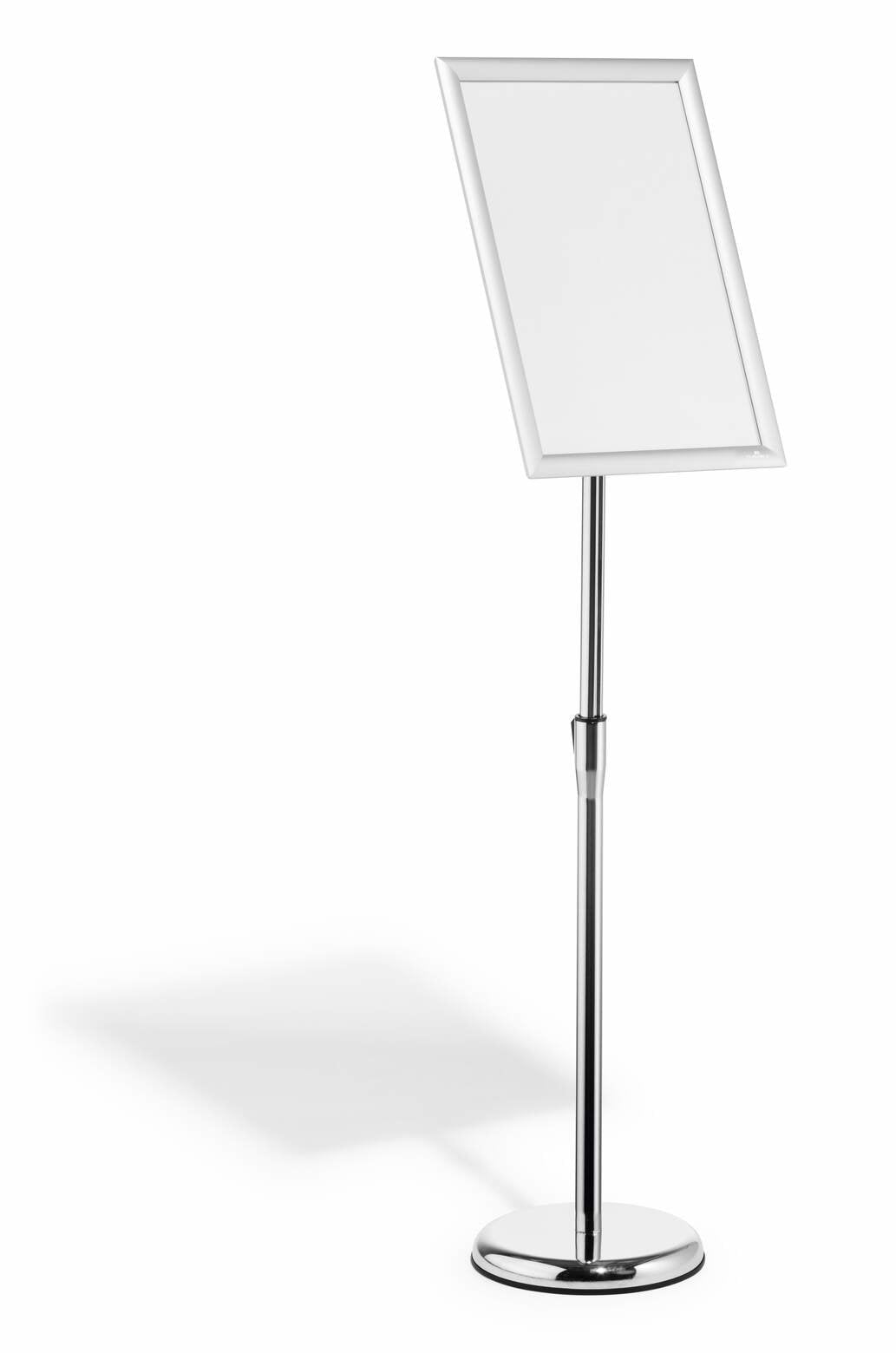 Soporte De Suelo Durable Info Marco De Aluminio A3 Plateado