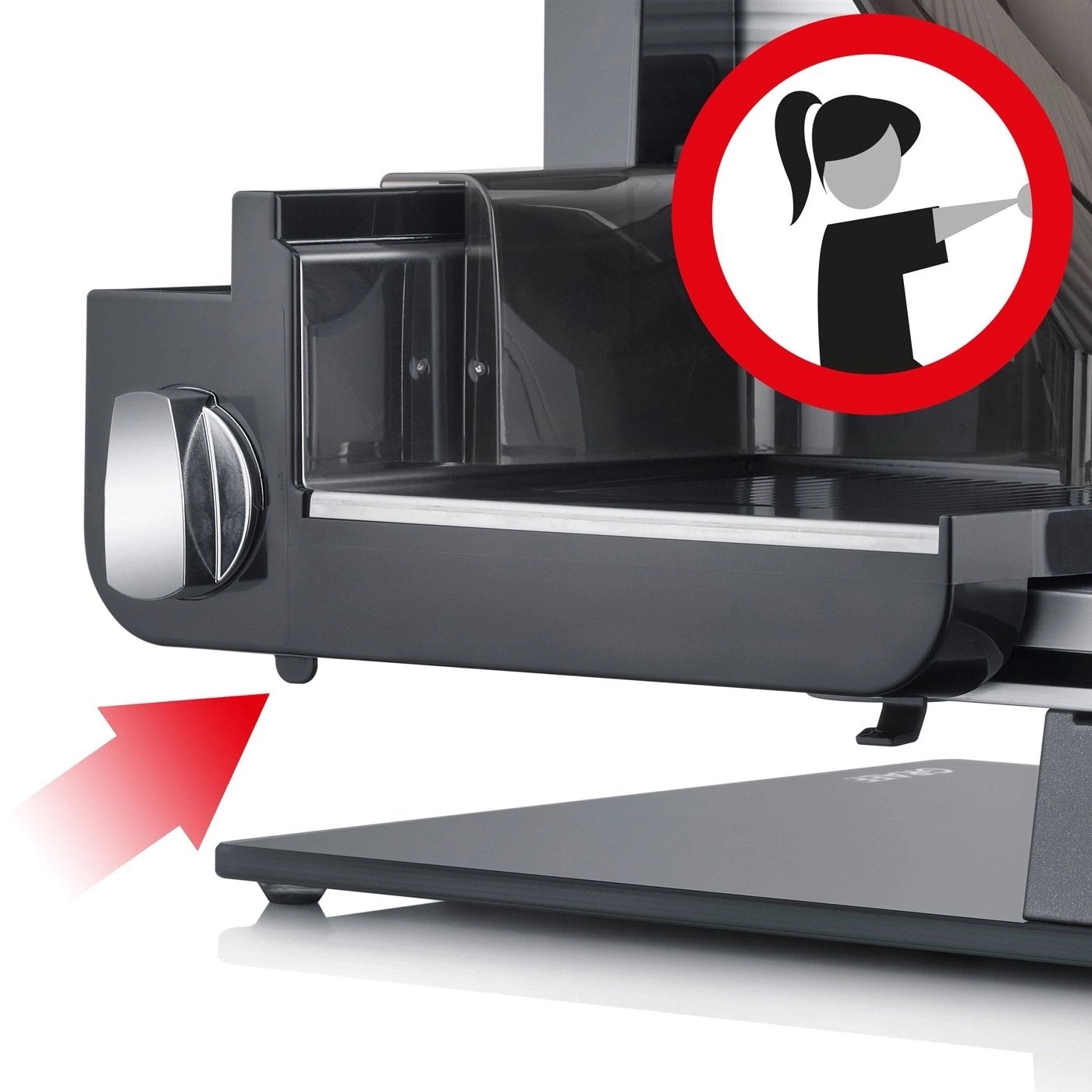 Rebanadora Graef Master M95 Eléctrico 170 W Gris