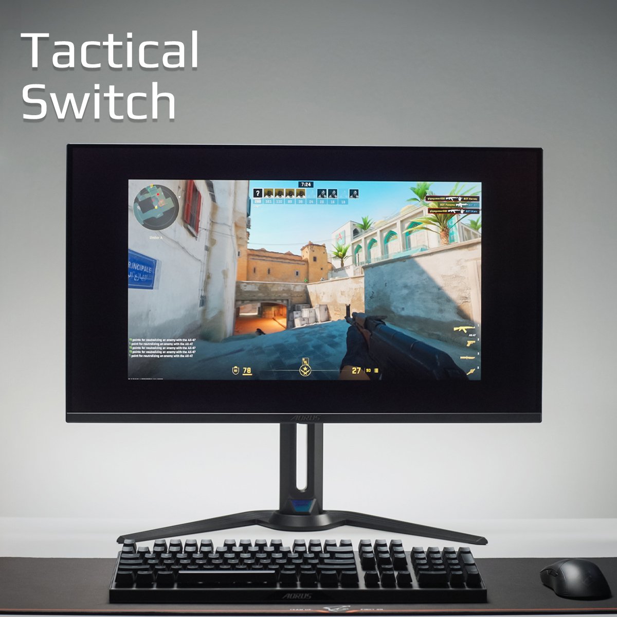 EAN 4719331861940 - GIGABYTE AORUS FO32U EK pantalla para PC 80 cm (31.5") 3840 x 2160 Pixeles 4K Ultra HD OLED Negro imagen 13